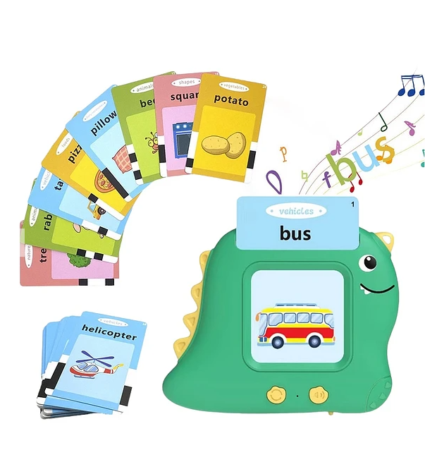 Juguete Educativo con Tarjetas de Vocabulario en Español e Inglés