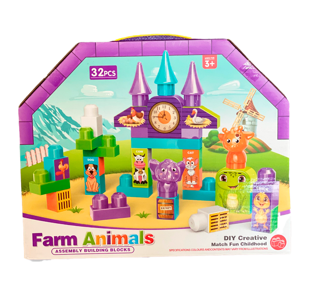Granja de animales de 32 piezas
