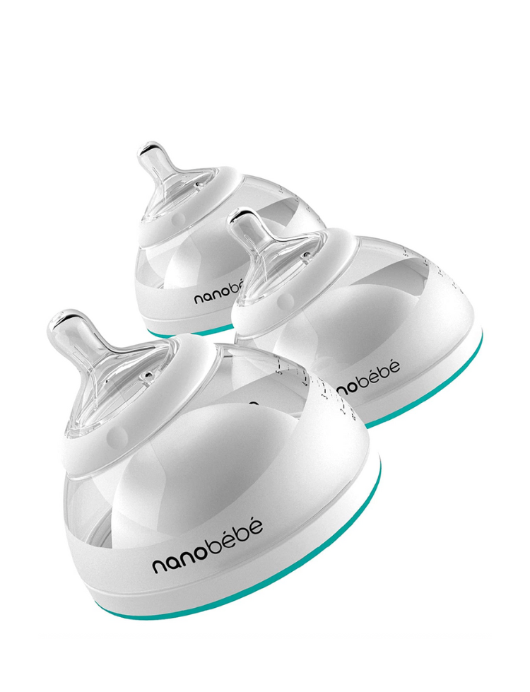 Set de tres Mamadera Nanobebe RN +0 meses - Spazio Bambini