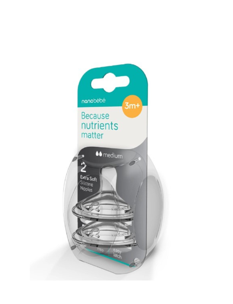 Tetinas para mamaderas Nanobebe - Spazio Bambini
