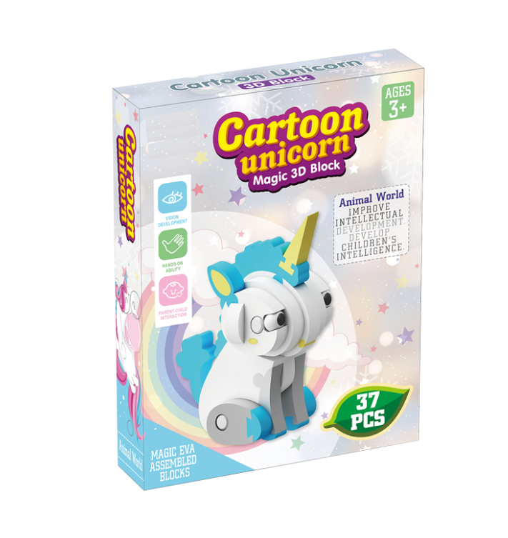 Unicornio de Goma Eva