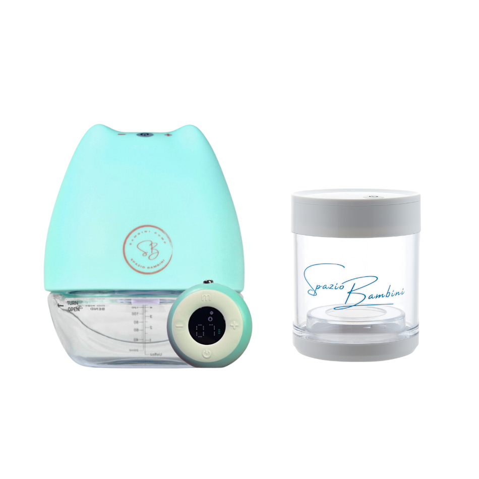 Extractor de leche y esterilizador portatil
