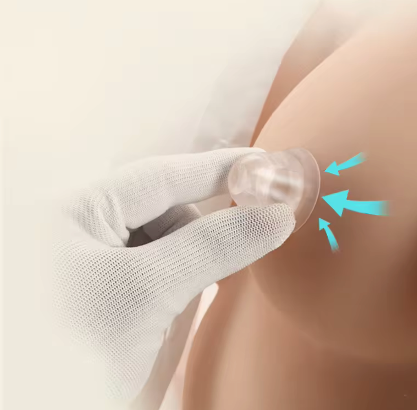 como colocar el corrector de pezon 