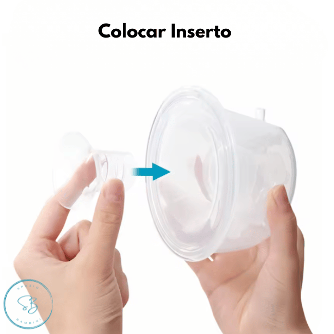 como colocar inserto para extractor de leche