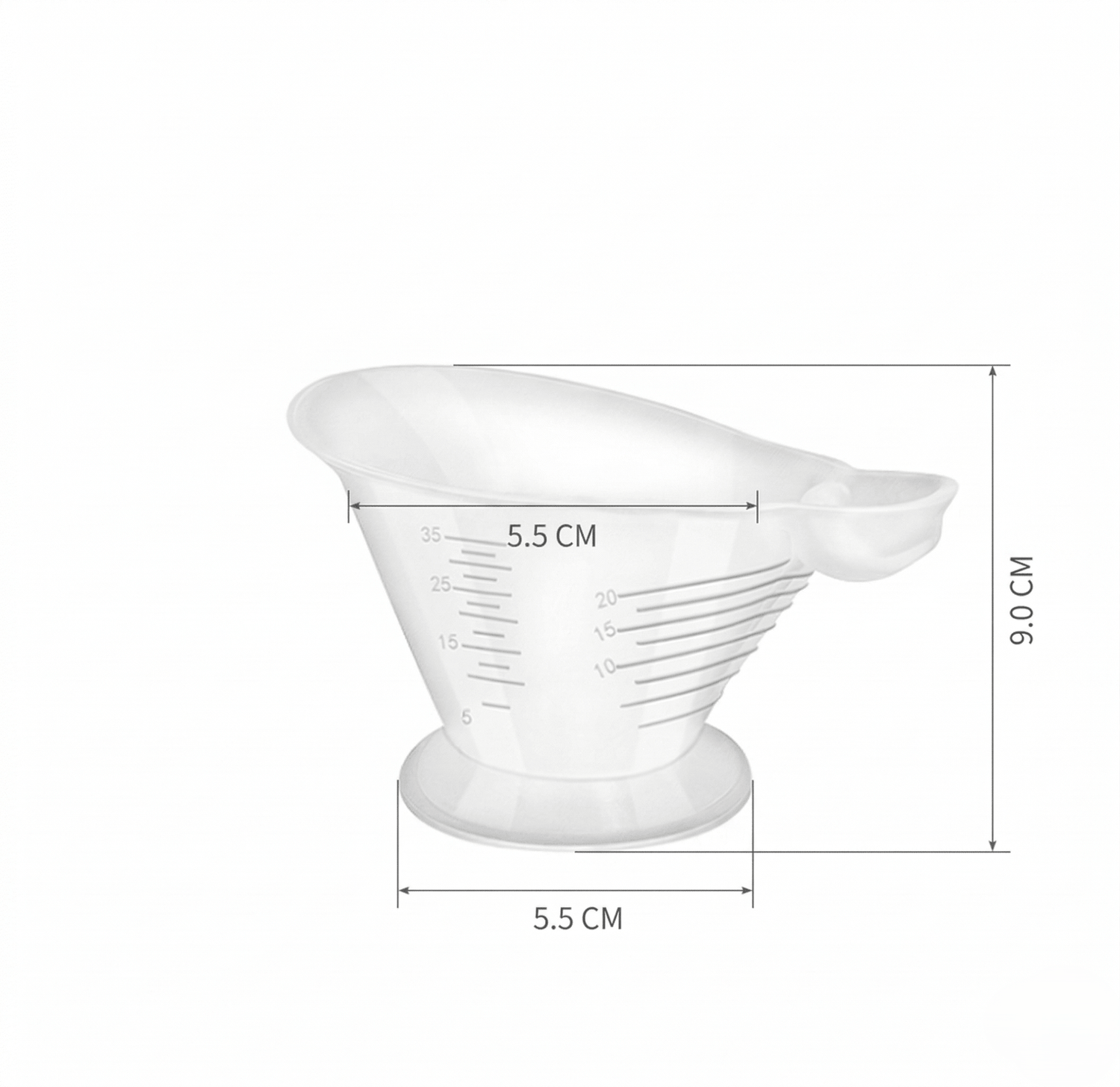 dimension de vaso para alimentacion complementaria de bebe