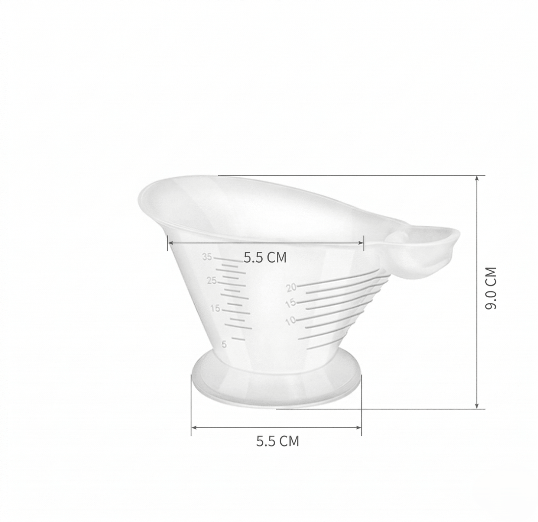 dimension de vaso para alimentacion complementaria de bebe