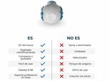 distionciones del entrenador respiratorio ajustable