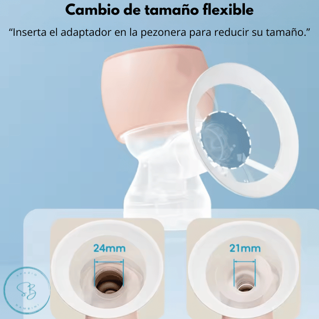extractor de leche con insertos