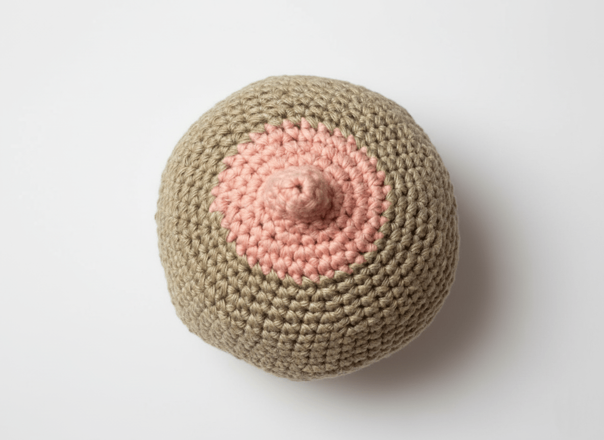 fantoma mamario a crochet