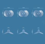 medidas de la pezoneras de lactancia