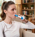 probando entrenador respiratorio 