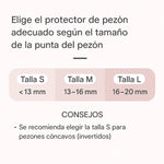 tallas de pezoneras